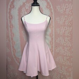 Blush Pink Fit & Flare Dress | NWT